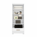 Ver imagem 3 de Módulo Closet 1 Gaveta Smart Versatile Espresso Móveis Branco