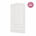 Ver imagem 7 de Quarto de Bebê Completo Berço Americano Cômoda Guarda-Roupa 3 Portas Gabi Yescasa