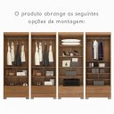 Ver imagem 4 de Módulo Closet 1 Gaveta Smart Versatile Espresso Móveis Bege/Cinamomo/Off White