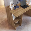 Ver imagem 4 de Mesa Escrivaninha MS4820 Office 120cm Mel Marrom
