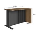 Ver imagem 7 de Mesa Escrivaninha Office 120cm Ripada