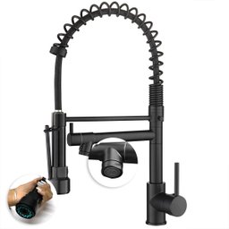 Torneiras de Cozinha Monocomando 50cm com Trava de Acionamento Gourmet Tutto Home Preto Fosco - 2