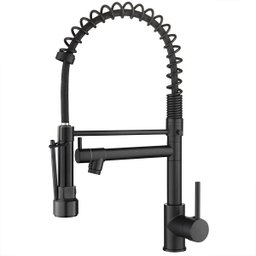 Torneiras de Cozinha Monocomando 50cm com Trava de Acionamento Gourmet Tutto Home Preto Fosco - 5