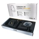 Ver imagem 3 de Torneiras de Cozinha Monocomando 50cm com Trava de Acionamento Gourmet Tutto Home Preto Fosco