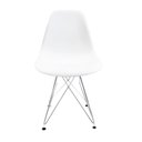 Ver imagem 2 de Cadeira Eames Branca - Base Eiffel Cromada