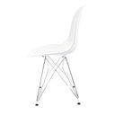 Ver imagem 3 de Cadeira Eames Branca - Base Eiffel Cromada