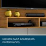 Painel para Tv até 49 Polegadas com Nicho Eros Freijó Trend Notável Móveis - 3