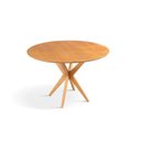 Ver mais imagens de Conjunto de Mesa Redonda 120 cm com 4 Cadeiras Gaia Marrom/Preto