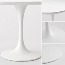Ver imagem 4 de Mesa de Jantar Saarinen Redonda 60cm - Laca Branca