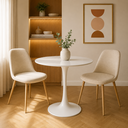 Ver imagem 1 de Mesa de Jantar Saarinen Redonda 60cm - Laca Branca