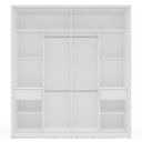 Ver imagem 6 de Guarda Roupa 180,1cm com 2 Portas de Correr e 2 Gavetas 240835 Valência Politorno Móveis