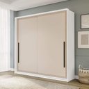 Ver imagem 1 de Guarda Roupa 180,1cm com 2 Portas de Correr e 2 Gavetas 240835 Valência Politorno Móveis