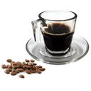 Ver imagem 2 de Jogo de Xícaras com Pires Square Café Expresso Vidro 80ml