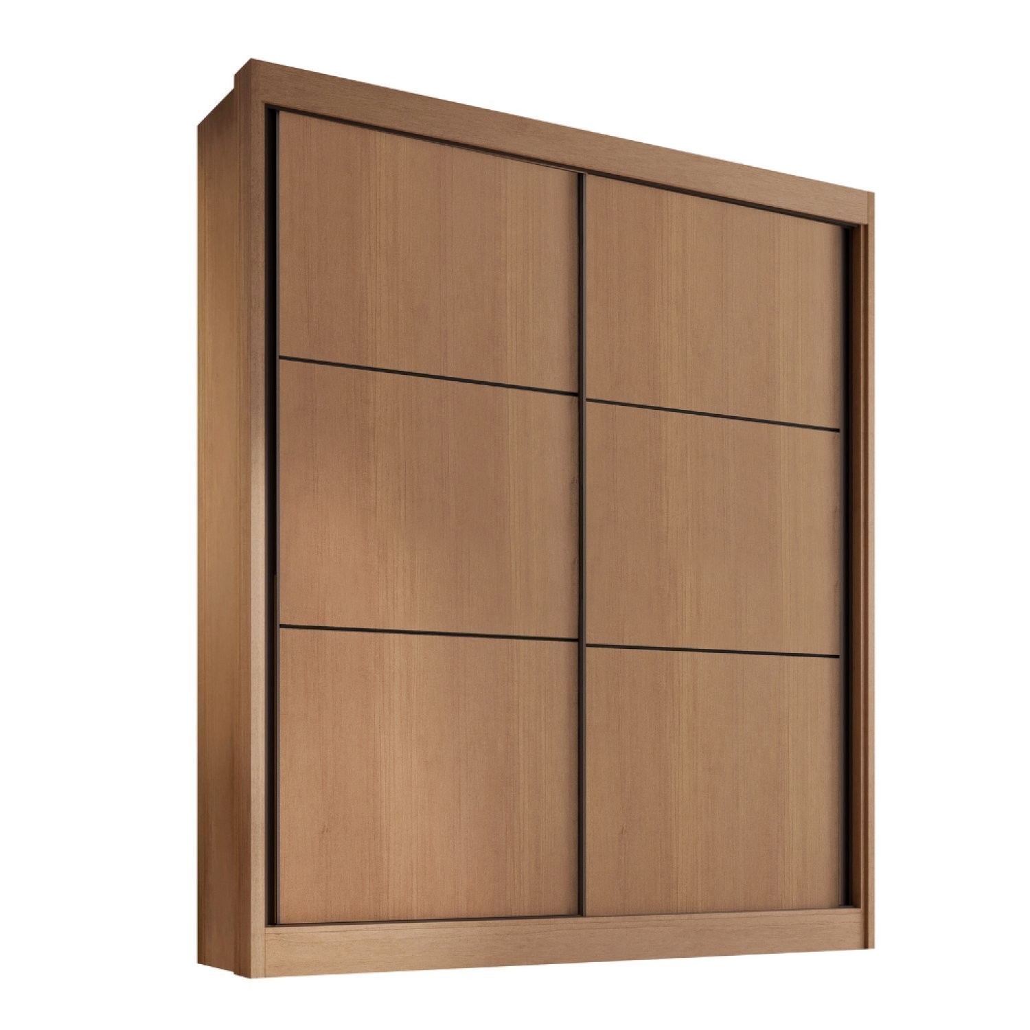 Guarda-roupa Mdf 2 Portas de Correr 3 Gavetas Milos - 9