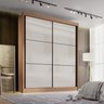 Guarda-roupa Mdf 2 Portas de Correr 3 Gavetas Milos - 4