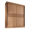 Guarda-roupa Mdf Ripado 2 Portas de Correr 3 Gavetas Milos - 9