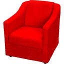 Ver imagem 4 de Kit 12 Poltronas Mila Pé de Plástico Cromado - Vermelho Suede