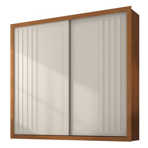 Guarda Roupa Casal Versalles 2 Portas de Correr 6 Gavetas