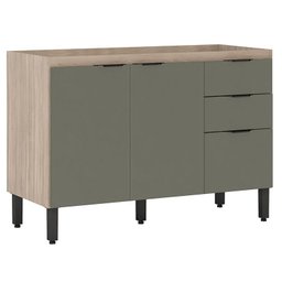 Balcão para Pia Firenze 120 cm Avena Menta - Demóbile - 1 Balcão para Pia Firenze 120 cm Avena Menta - Demóbile - 1