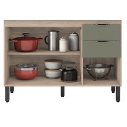 Balcão para Pia Firenze 120 cm Avena Menta - Demóbile - 3 Balcão para Pia Firenze 120 cm Avena Menta - Demóbile - 3