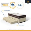 Ver imagem 5 de Cama Box com Colchão de Molas Anjos Classic Pocket + Auxiliar de Espuma Unique Solteiro 88cm