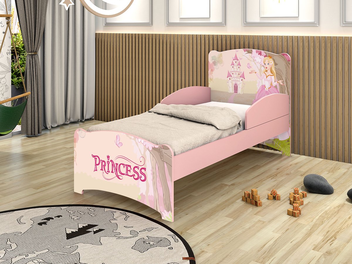 Mini Cama Vitoria Princesa Encanto Rosa - 1