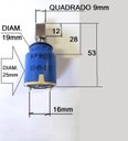 Ver imagem 5 de Reparo Cartucho Monocomando Docol 25mm Bistro Kira Doc - 00632000DECA