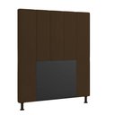 Ver imagem 4 de Cabeceira Cama Box Solteiro 90cm Suede Marrom
