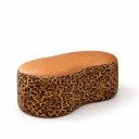 Ver imagem 1 de Puff Orgânico Savana Bela Manu Decor Tecido Onça/courissímo