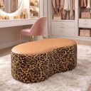 Ver imagem 3 de Puff Orgânico Savana Bela Manu Decor Tecido Onça/courissímo