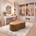 Ver mais imagens de Puff Orgânico Savana Bela Manu Decor Tecido Onça/courissímo