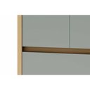 Ver imagem 6 de Armário Multiuso Lavanderia Rainha C/ 4 Portas e 4 Gavetas 140cm Nature/verde - Nesher