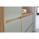 Ver imagem 7 de Armário Multiuso Lavanderia Rainha C/ 4 Portas e 4 Gavetas 140cm Nature/verde - Nesher