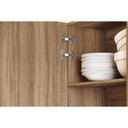 Ver mais imagens de Armário Multiuso Lavanderia Rainha C/ 4 Portas e 4 Gavetas 140cm Nature/verde - Nesher