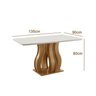 Mesa de Jantar Nuance 135x90cm 4 Cadeiras Modernas Mônaco - 3
