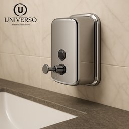 Dispenser de Sabonete Líquido em Aço Inox Parede - 7