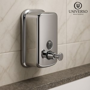 Kit Valvula 3 1/2 Pia de Cozinha Cesto Higiênico Ralo Pia + Dispenser Inox