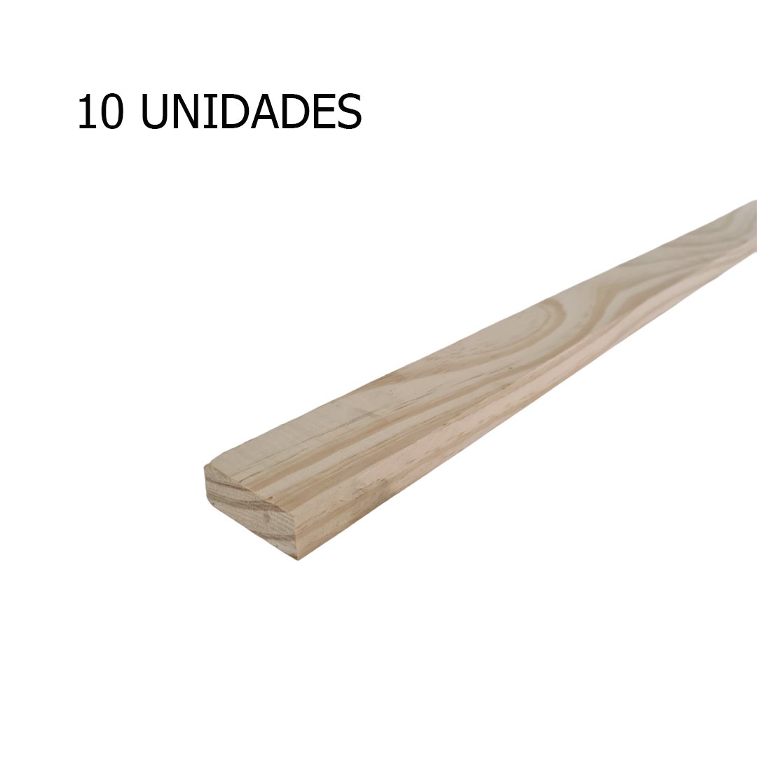 10 Ripas/sarrafos de 2x5x100 Cm Madeira de Pinus - 2