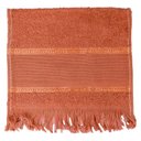 Ver imagem 2 de Kit 12 Toalhas Social Bordar Ponto Cruz Escola de Mão Perfeito Estilo Marrom