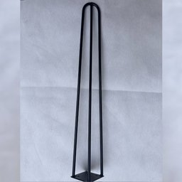 Kit 04 Pés de Ferro Aço Hairpin Legs 60 Cm Preto A01 Sofá Móveis Mesa - Inoviza - 6