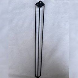Kit 04 Pés de Ferro Aço Hairpin Legs 60 Cm Preto A01 Sofá Móveis Mesa - Inoviza - 4