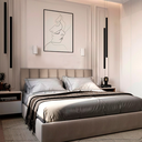 Ver imagem 1 de Cabeceira de Cama Box Solteiro Casal Queen King Estofada Modular 45x20cm