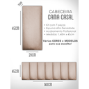 Ver imagem 5 de Cabeceira de Cama Box Solteiro Casal Queen King Estofada Modular 45x20cm