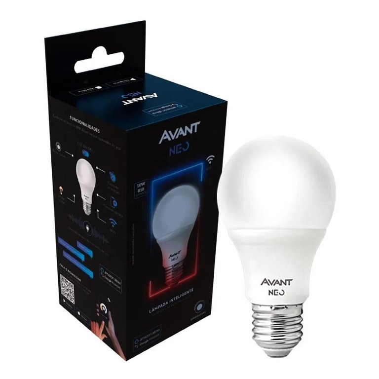 Lâmpada Smart Neo Avant 2700k/6500k Dimerizável 10w Bivolt