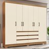 Guarda Roupa Casal 6 Portas 6 Gavetas B355 Briz - 1
