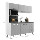 Ver imagem 4 de Cozinha Modulada 3 Peças Ipanema Branco