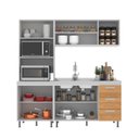 Ver imagem 2 de Cozinha Modulada 3 Peças Ipanema Branco/Cinnamomo Amarelo
