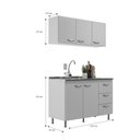Ver imagem 4 de Cozinha Modulada 2 Peças Ipanema Branco