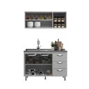 Ver imagem 2 de Cozinha Modulada 2 Peças Ipanema Branco
