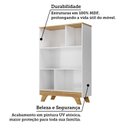 Ver imagem 4 de Estante Infantil 5 Nichos 100% Mdf Retrô